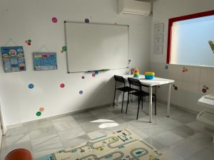 Sala juegos niños Clínica Psicología Marbella